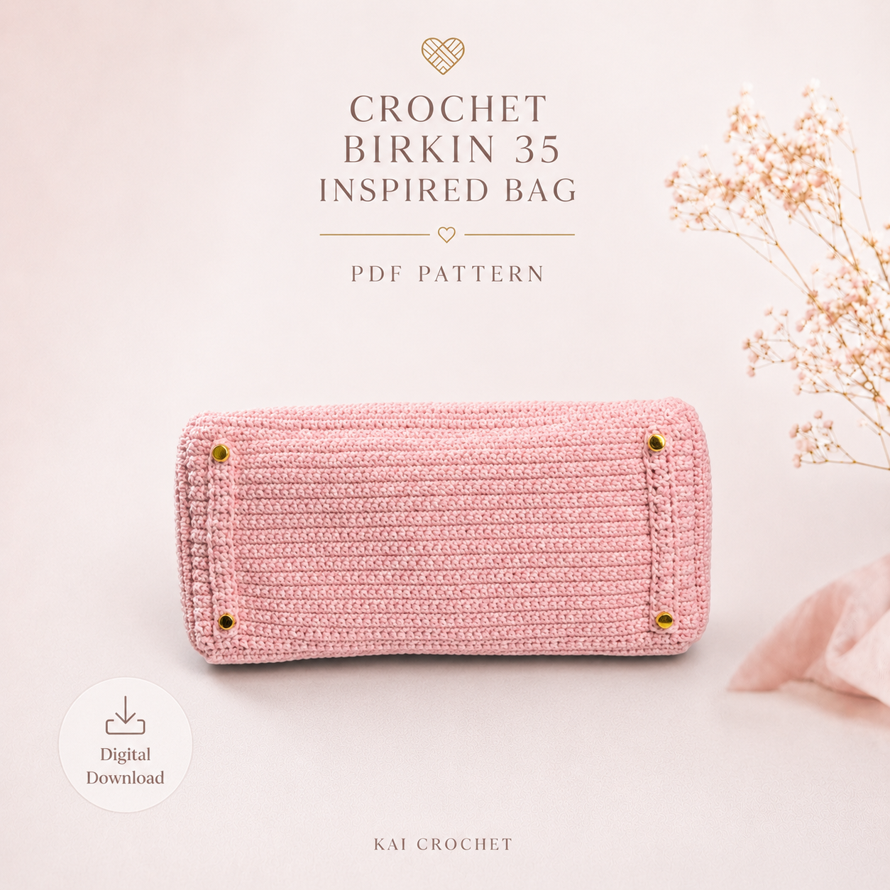 Crochet Birkin 35 Bag