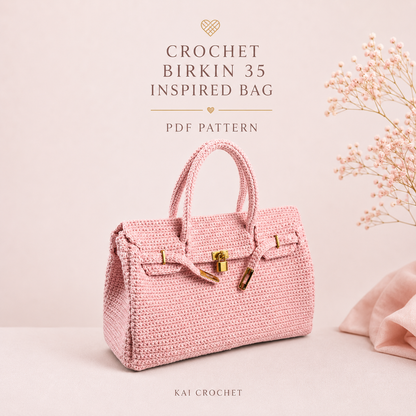 Crochet Birkin 35 Bag
