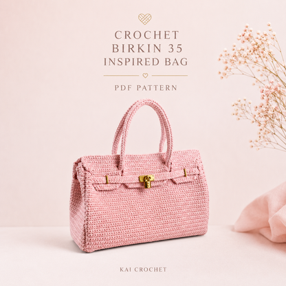 Crochet Birkin 35 Bag