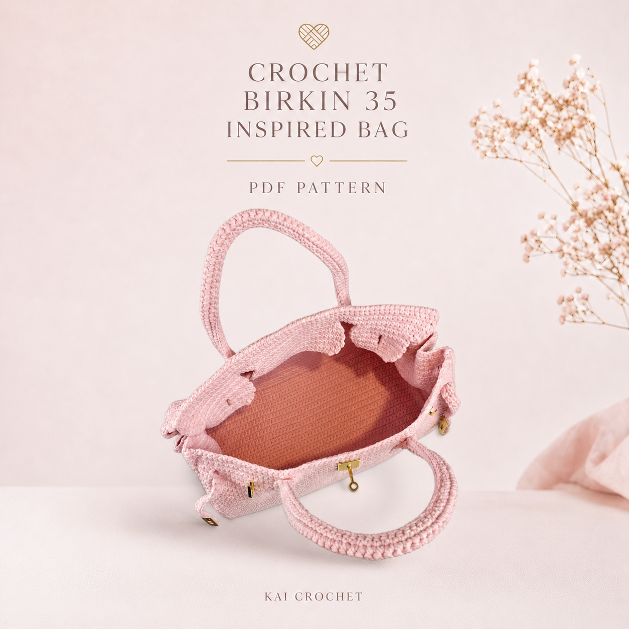 Crochet Birkin 35 Bag