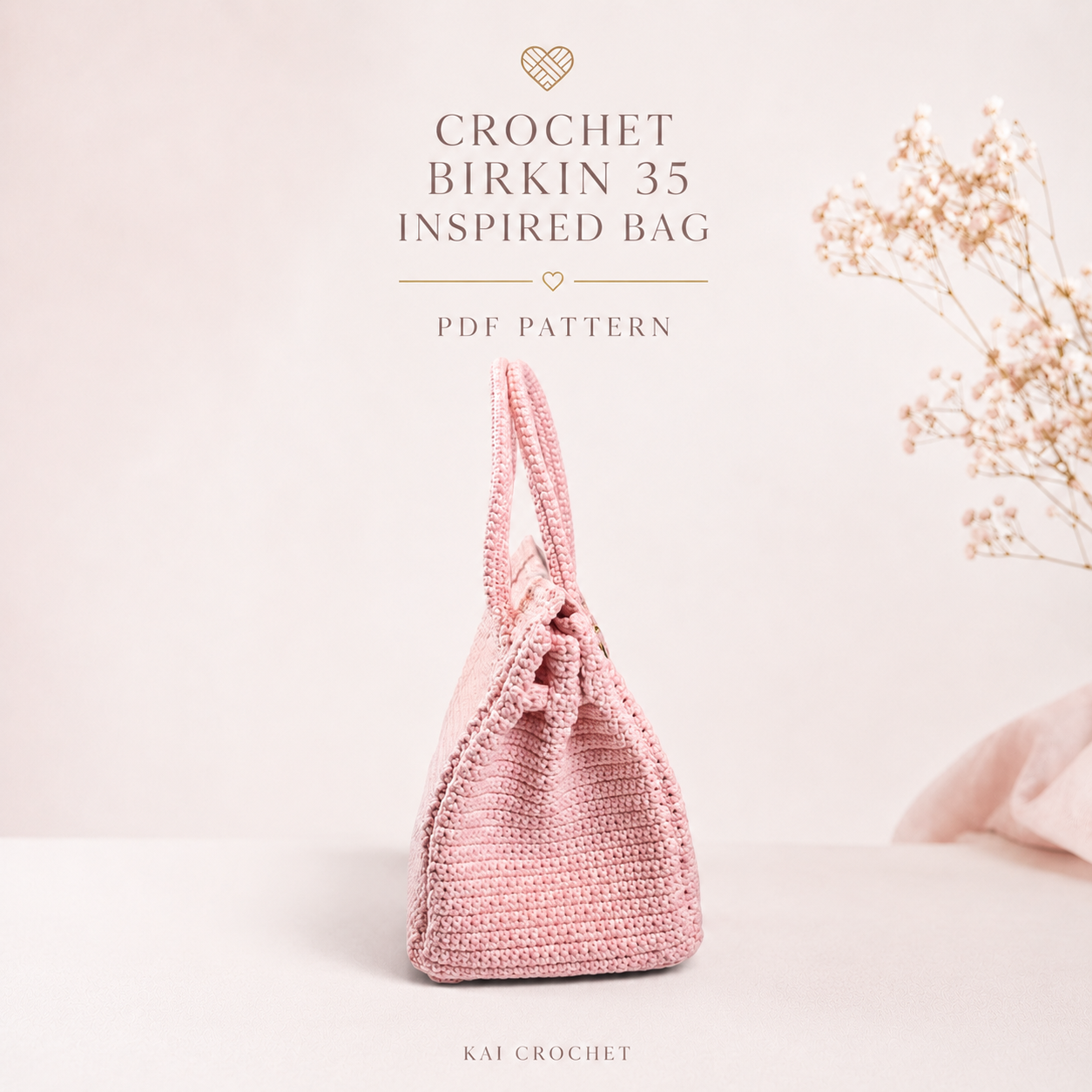 Crochet Birkin 35 Bag